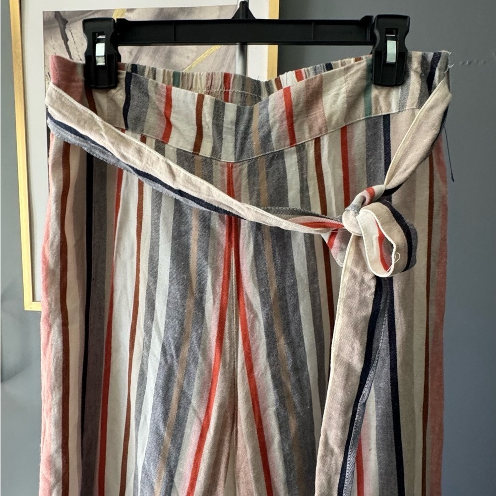 Express Striped Wide-Leg Pants - Picture 3 of 9